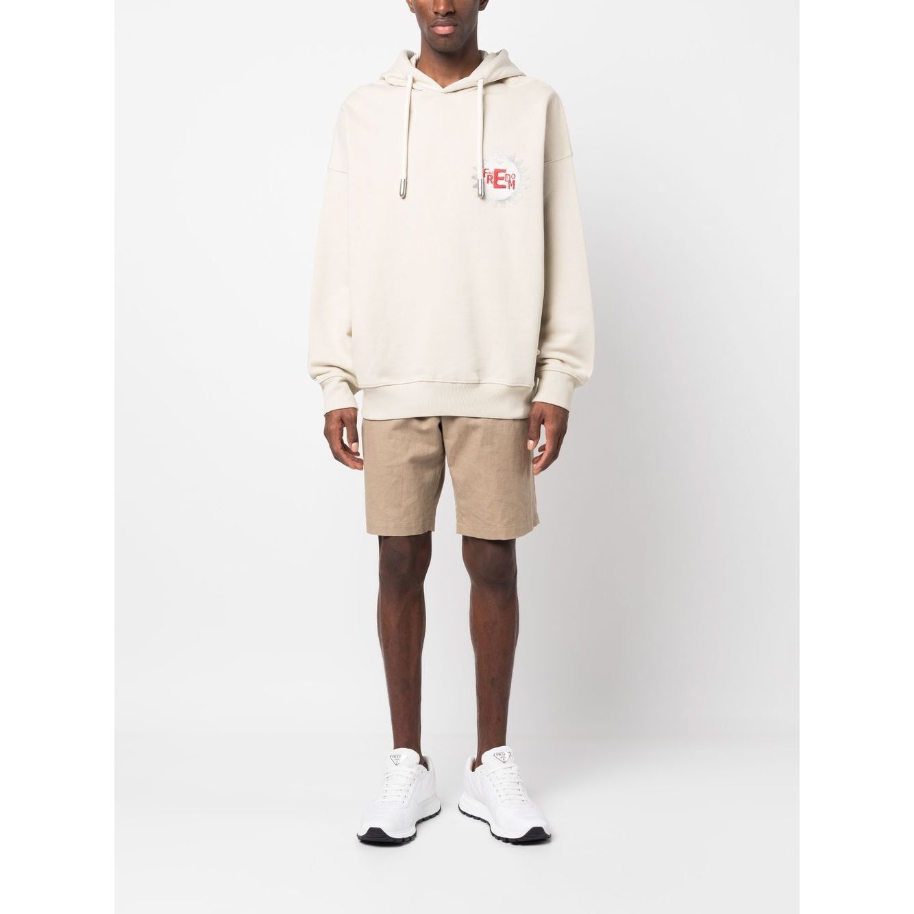 Emporio Armani cotton hoodie with logo