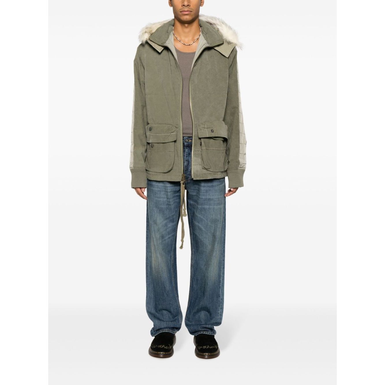 Greg Lauren Coats Beige Jackets