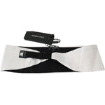 Dolce & Gabbana White Men Waist Belt 100% Silk Cummerbund BEL60451-52