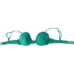 Ermanno Scervino Green Push Up Bra 100% Cotton Underwear BIK779-It2