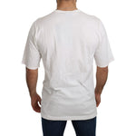 Dolce & Gabbana White Leopard Royal Top T-shirt TSH4952-46