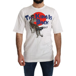 Dolce & Gabbana White Leopard Royal Top T-shirt TSH4952-46