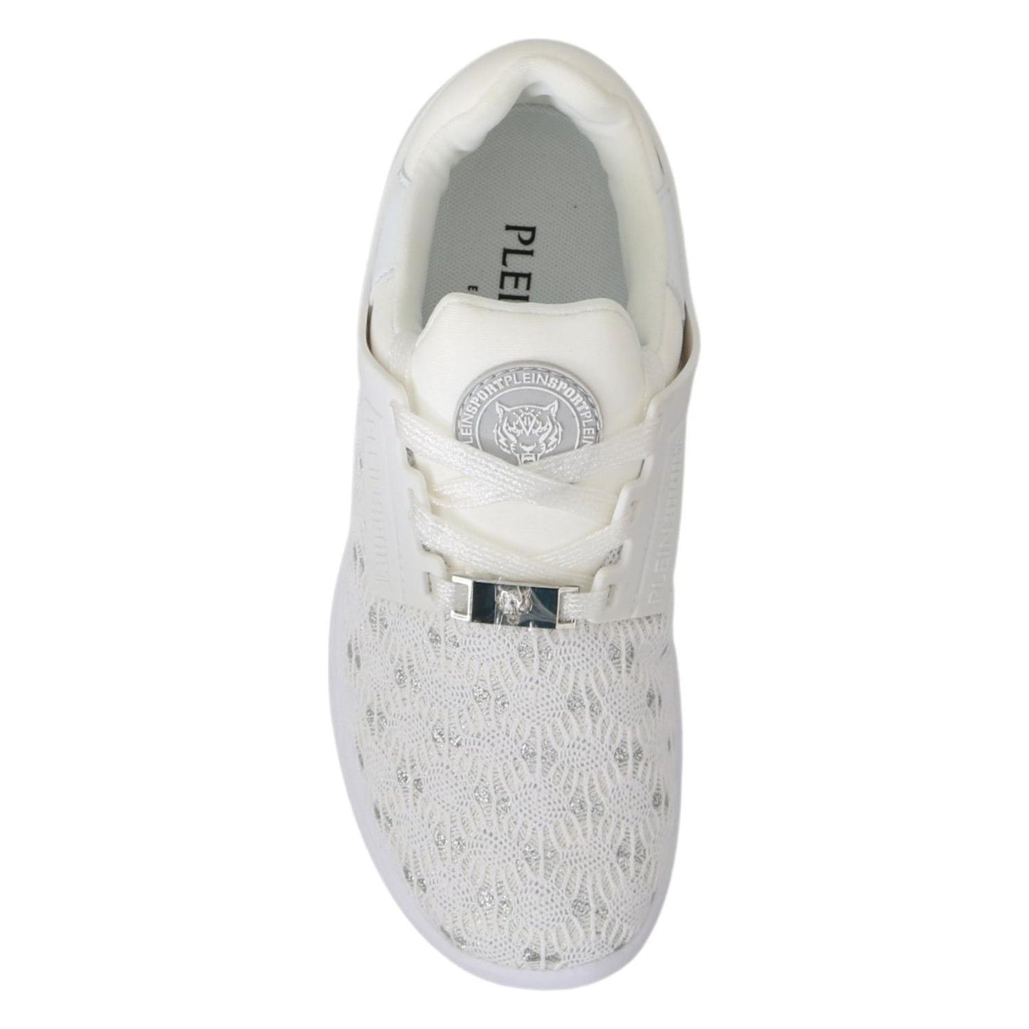 Philipp Plein White Polyester Casual Sneakers Shoes LA7172-37