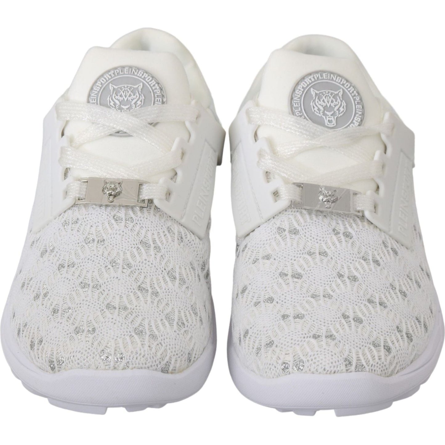 Philipp Plein White Polyester Casual Sneakers Shoes LA7172-37
