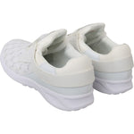 Philipp Plein White Polyester Casual Sneakers Shoes LA7172-37