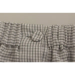 Andrea Incontri White Cotton Checkered Stretch Skirt GSS10708-2