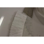 Arzu Kaprol White Lashes Open Back Vest Jacket GSS10321-2