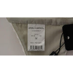Arzu Kaprol White Lashes Open Back Vest Jacket GSS10321-2
