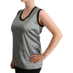 Dolce & Gabbana Silver Round Neck Sleeveless Casual Tank Top TSH1429 - 48
