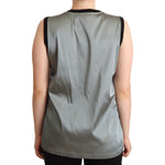 Dolce & Gabbana Silver Round Neck Sleeveless Casual Tank Top TSH1429 - 48