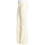 Costume National White Cotton Stretch Flare Jeans SIG30213-1