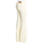 Costume National White Cotton Stretch Flare Jeans SIG30213-1