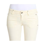 Costume National White Cotton Stretch Flare Jeans SIG30213-1