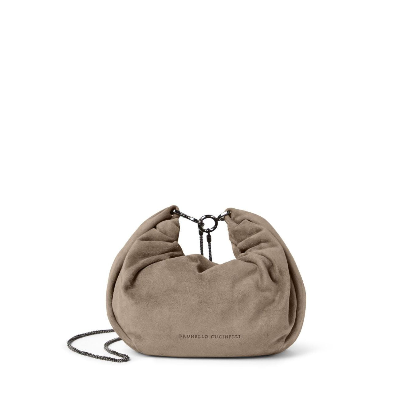 Brunello Cucinelli Suede Brioche Hobo bag MBHID2666C2657-P25