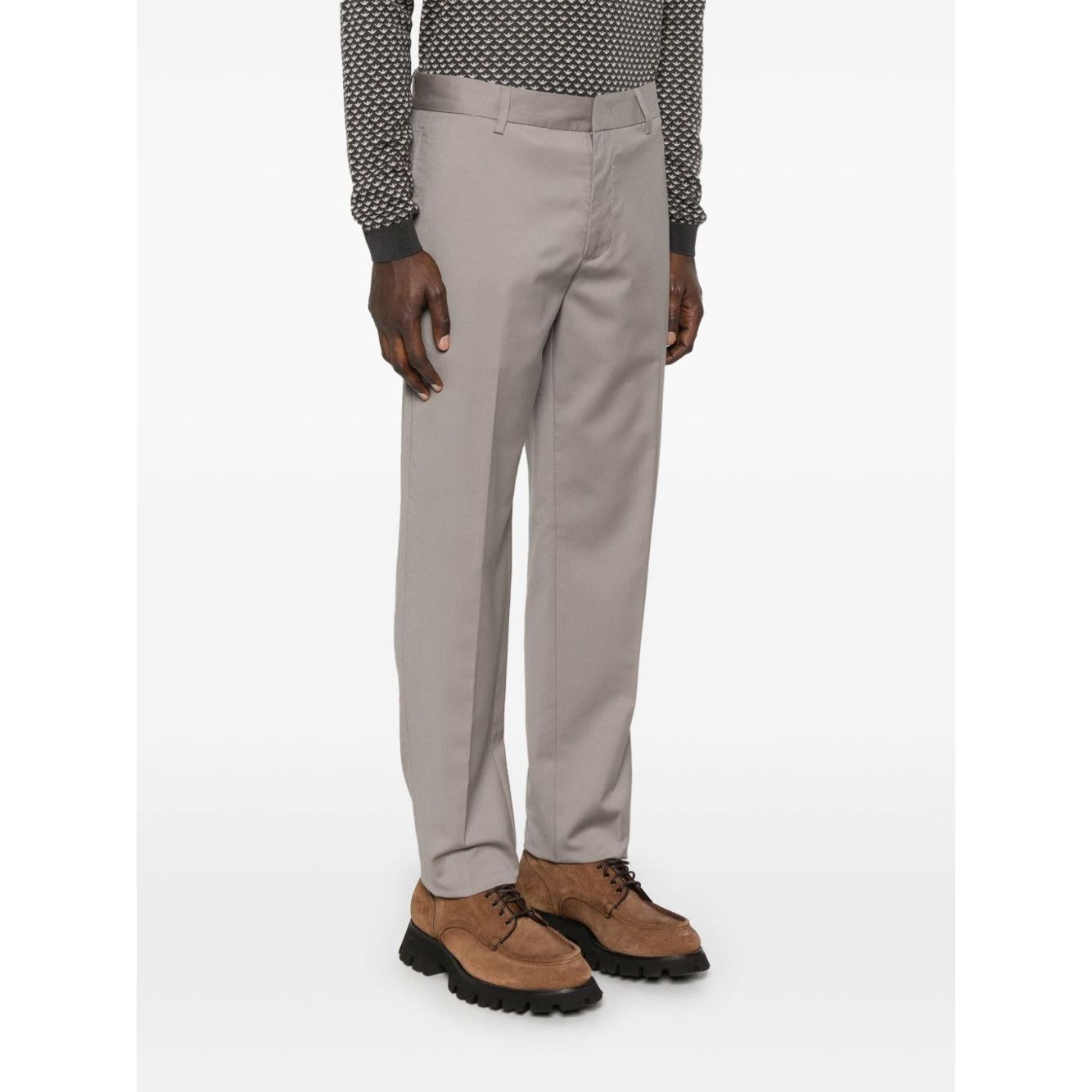 Emporio Armani Trousers Dove Grey Trousers