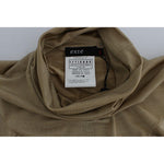 Exte Gold Nylon Turtleneck Top Blouse SIG30859#2-1