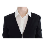 Exte Black Blue Two Piece Suit Skirt & Blazer SIG30906-2
