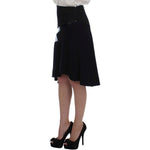 Exte Black Blue Two Piece Suit Skirt & Blazer SIG30906-2