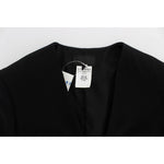 Exte Black Blue Two Piece Suit Skirt & Blazer SIG30906-2