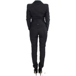 Exte Gray One Button Two Piece Suit SIG30912-1