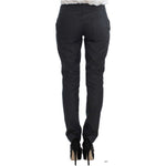 Exte Gray One Button Two Piece Suit SIG30912-1