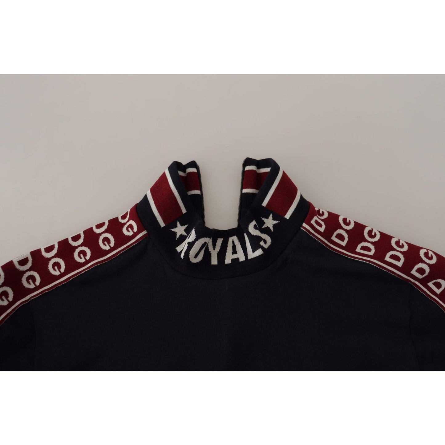 Dolce & Gabbana Elegant Black Turtle Neck Cotton Tee Dolce & Gabbana Black