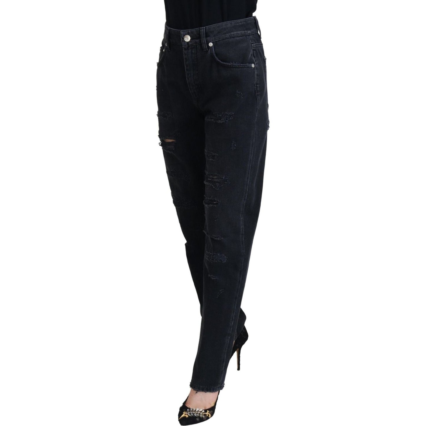 Dolce & Gabbana Chic Black Denim Pants - Elevate Your Wardrobe Dolce & Gabbana Black