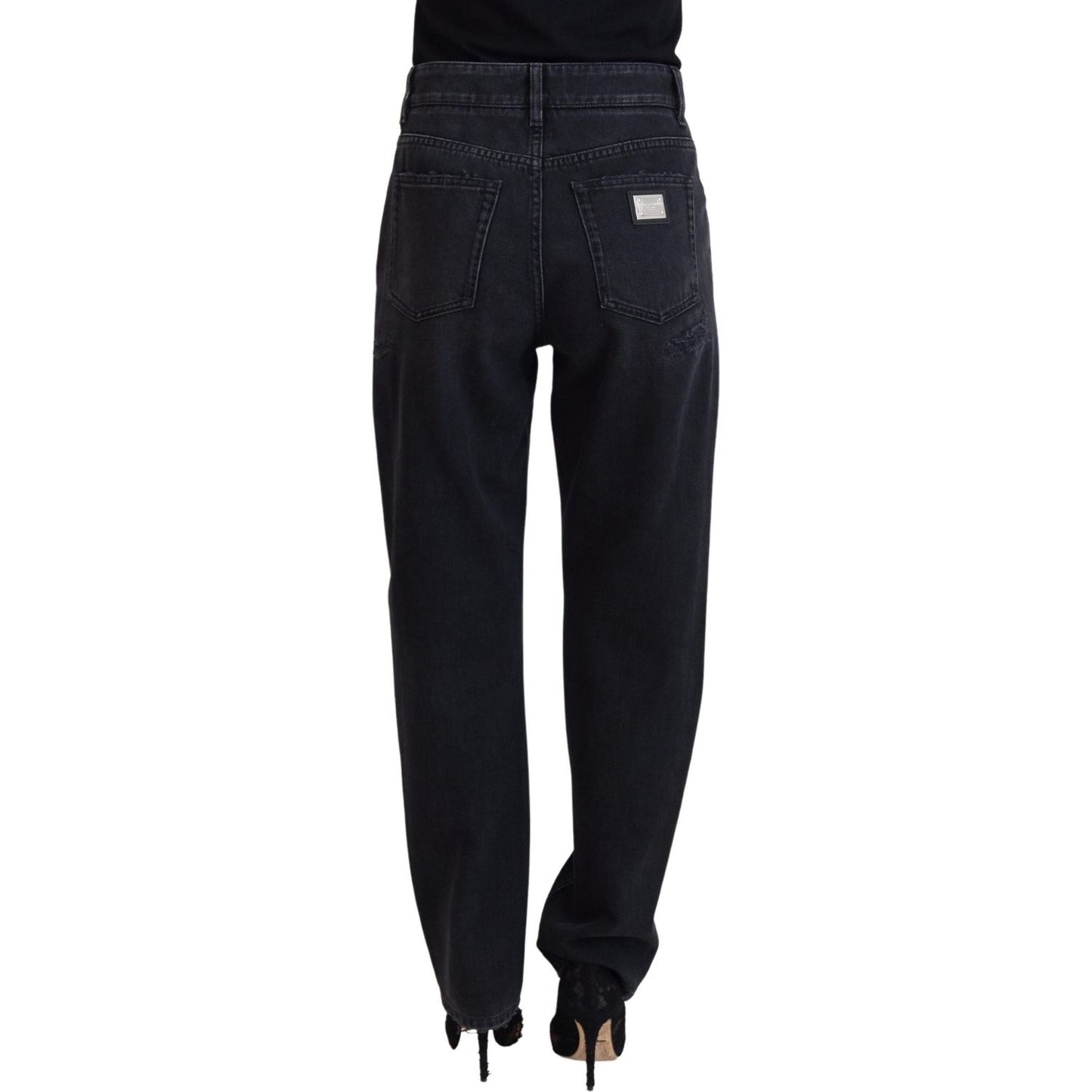Dolce & Gabbana Chic Black Denim Pants - Elevate Your Wardrobe Dolce & Gabbana Black