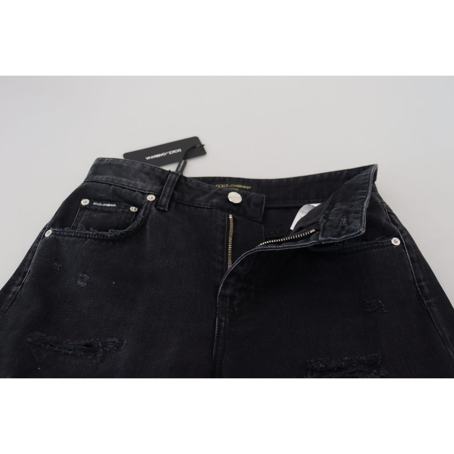 Dolce & Gabbana Chic Black Denim Pants - Elevate Your Wardrobe Dolce & Gabbana Black