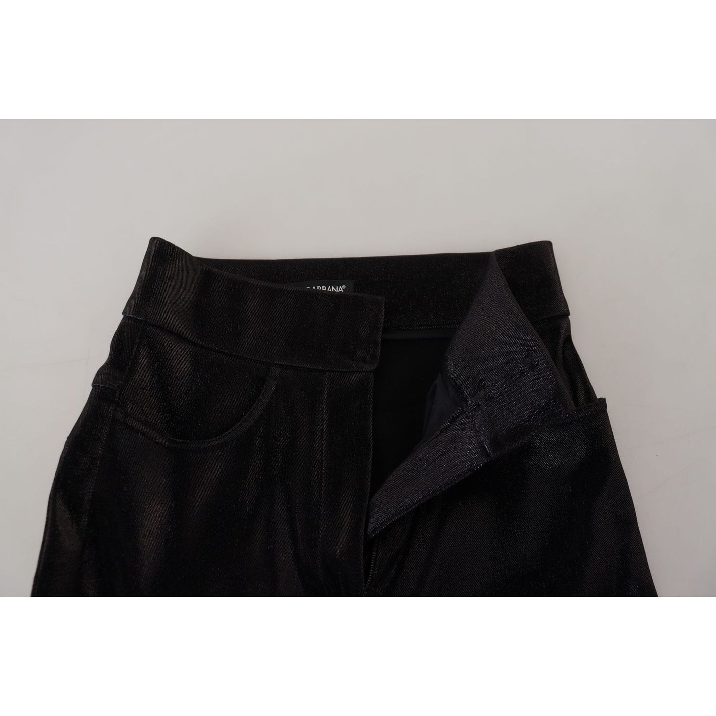 Dolce & Gabbana Elegant Black Denim Pants - Tailored Fit Dolce & Gabbana Gray