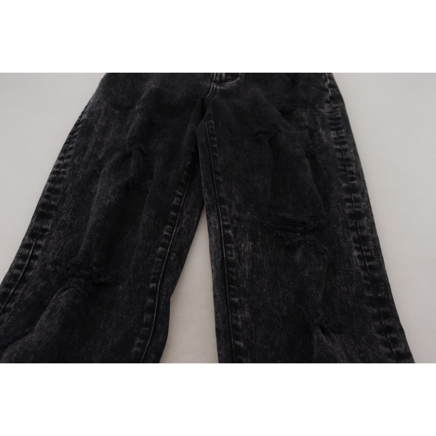Dolce & Gabbana Elegant Black Denim Pants Dolce & Gabbana Gray
