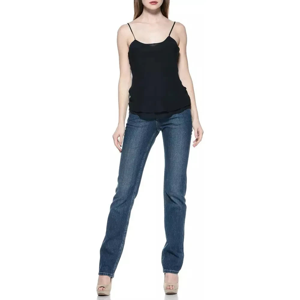 Ungaro Fever Blue Cotton Women Jeans Ungaro Fever Dark Slate Gray