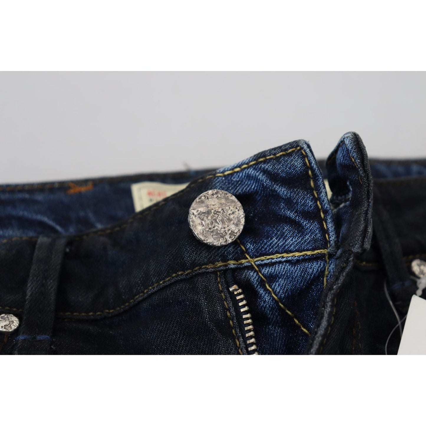 Acht Chic Low Waist Skinny Denim Pants Acht Black