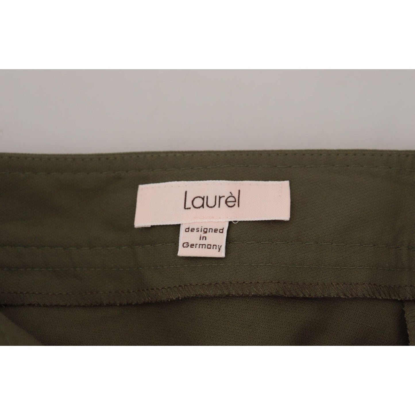 LAUREL Elegant Tapered Green Pants - Chic Everyday Wear LAUREL Gray