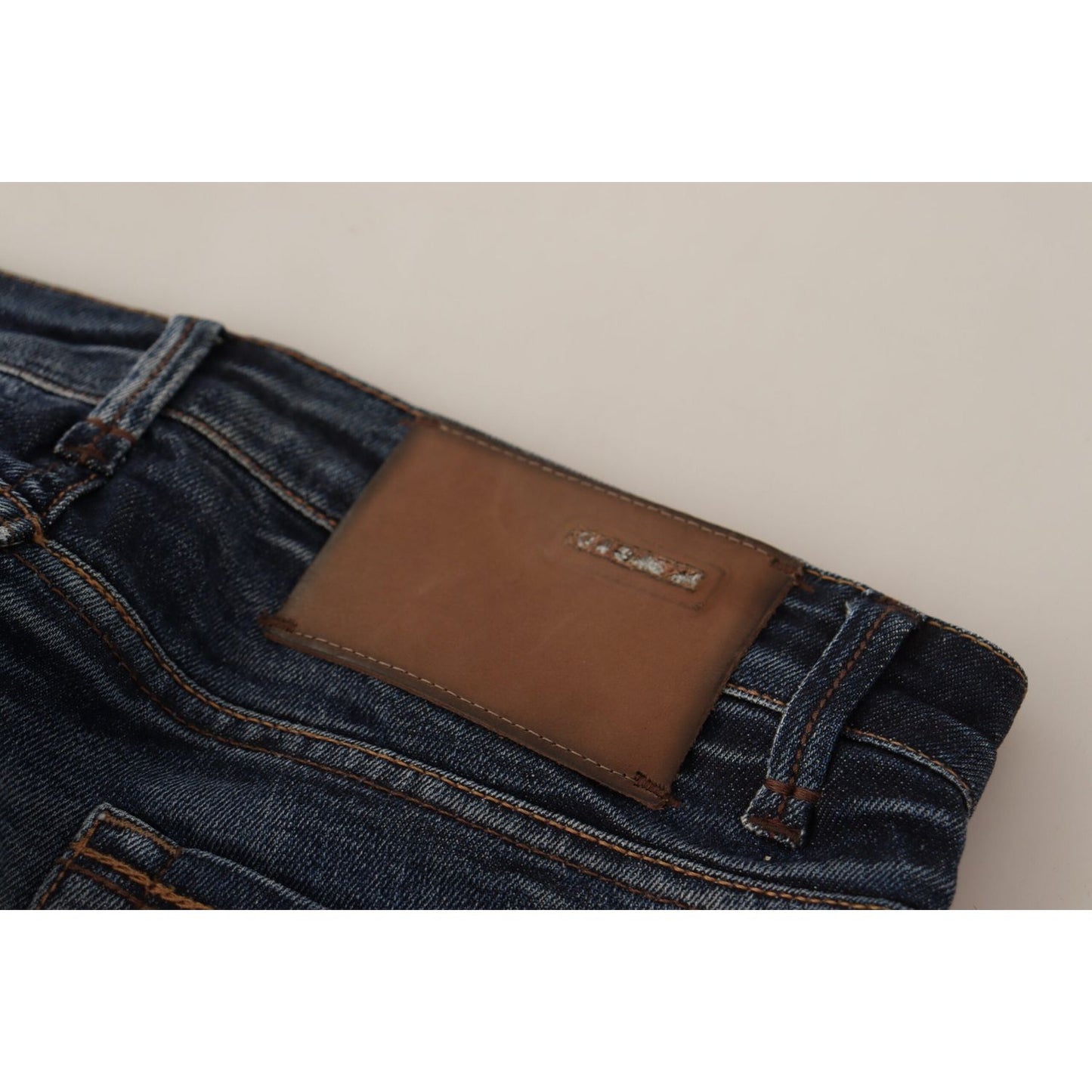 Acht Chic Slim Fit Blue Washed Jeans Acht Gray
