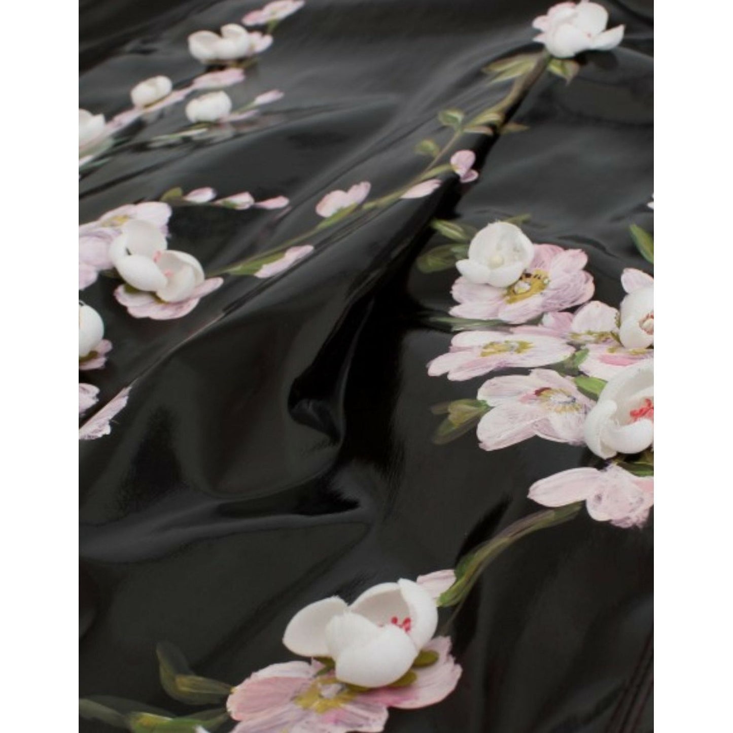 Dolce & Gabbana Elegant Floral Embellished Shift Dress Dolce & Gabbana Dark Slate Gray