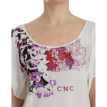 Costume National White motive print blouse SIG12529-3