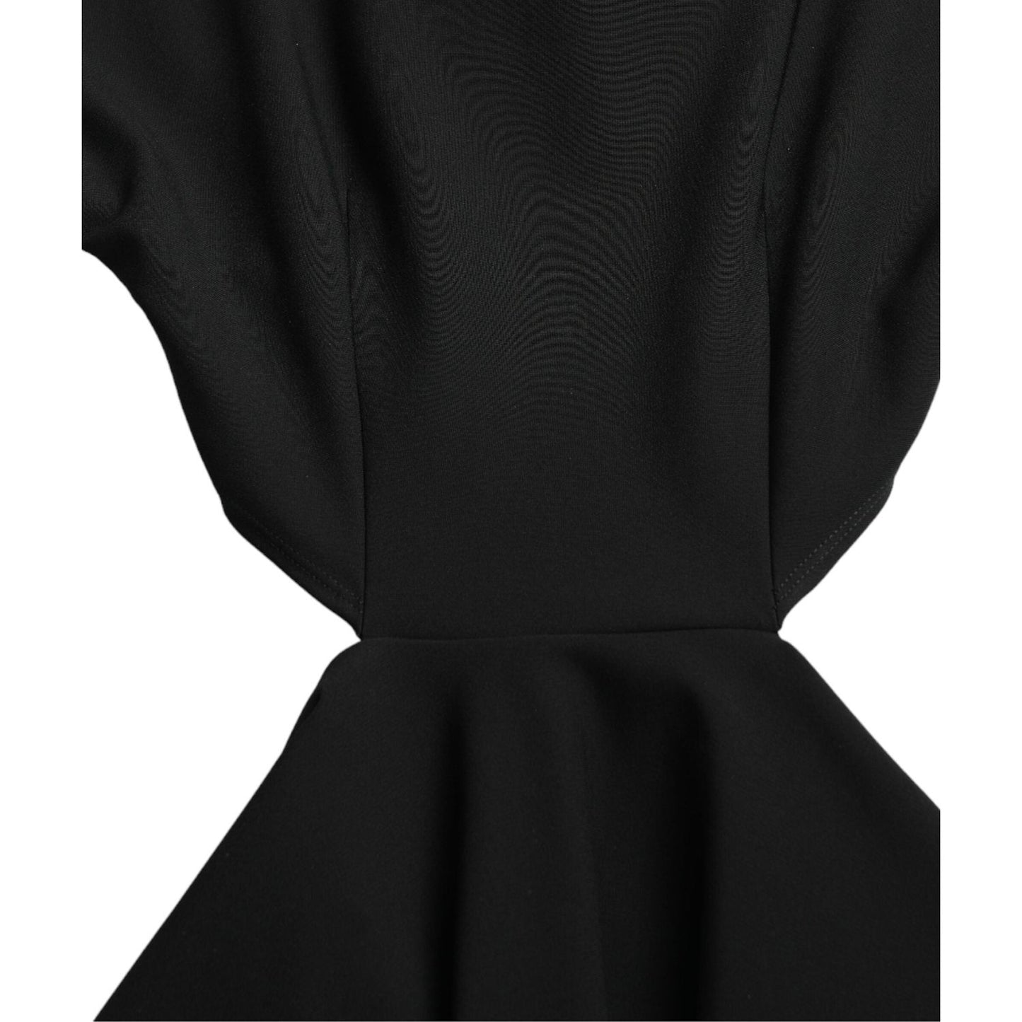 Dolce & Gabbana Elegant Cut Out A-Line Mini Dress Dolce & Gabbana Black