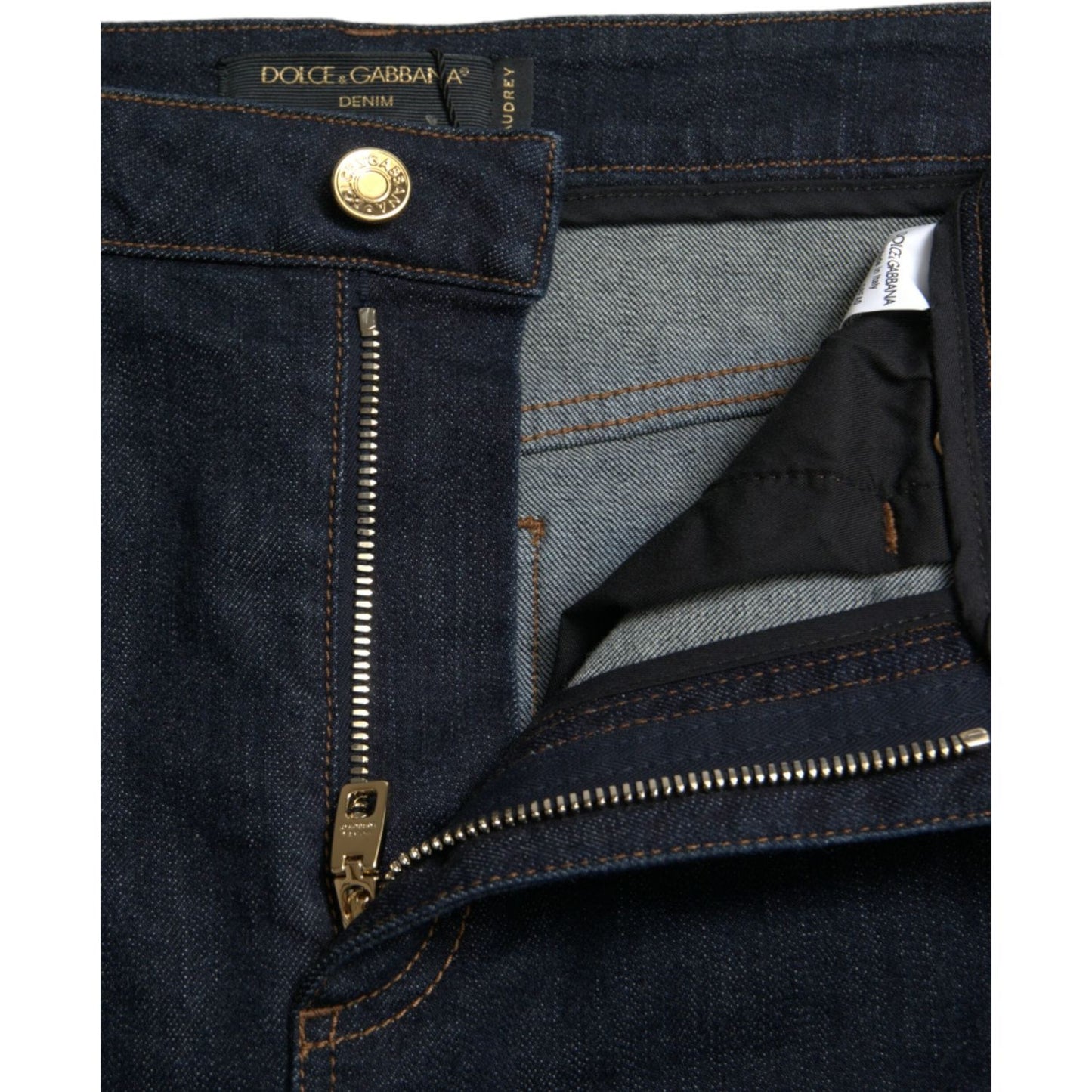 Dolce & Gabbana Sleek Mid-Waist Stretch Denim Jeans Dolce & Gabbana Black