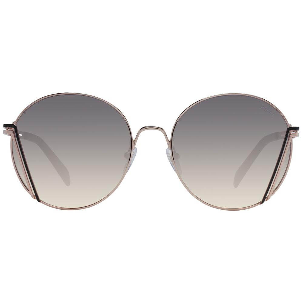 Emilio Pucci Rose Gold Women Sunglasses Emilio Pucci Dark Gray