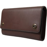 Dolce & Gabbana Elegant Leather Shoulder Bag in Rich Brown Dolce & Gabbana Dark Slate Gray