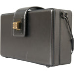 Dolce & Gabbana Metallic Gray Calfskin Shoulder Bag with Chain Strap Dolce & Gabbana Dim Gray