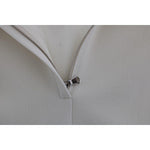 Dolce & Gabbana White Wool Stretch Brooch Shift Dress SIG60226-4
