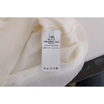 MARGHI LO' White 100% Lana Wool Top Blouse T-shirt SIG30146#2-1