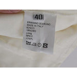 Ermanno Scervino White Cotton Regular Fit Casual Pants SIG30319-4