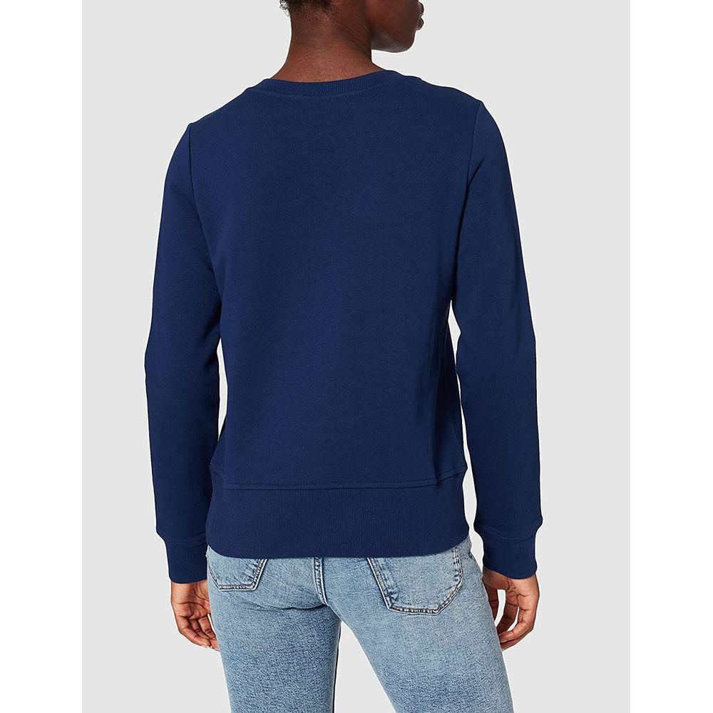 Love Moschino Blue Cotton Women Sweater Love Moschino Lavender
