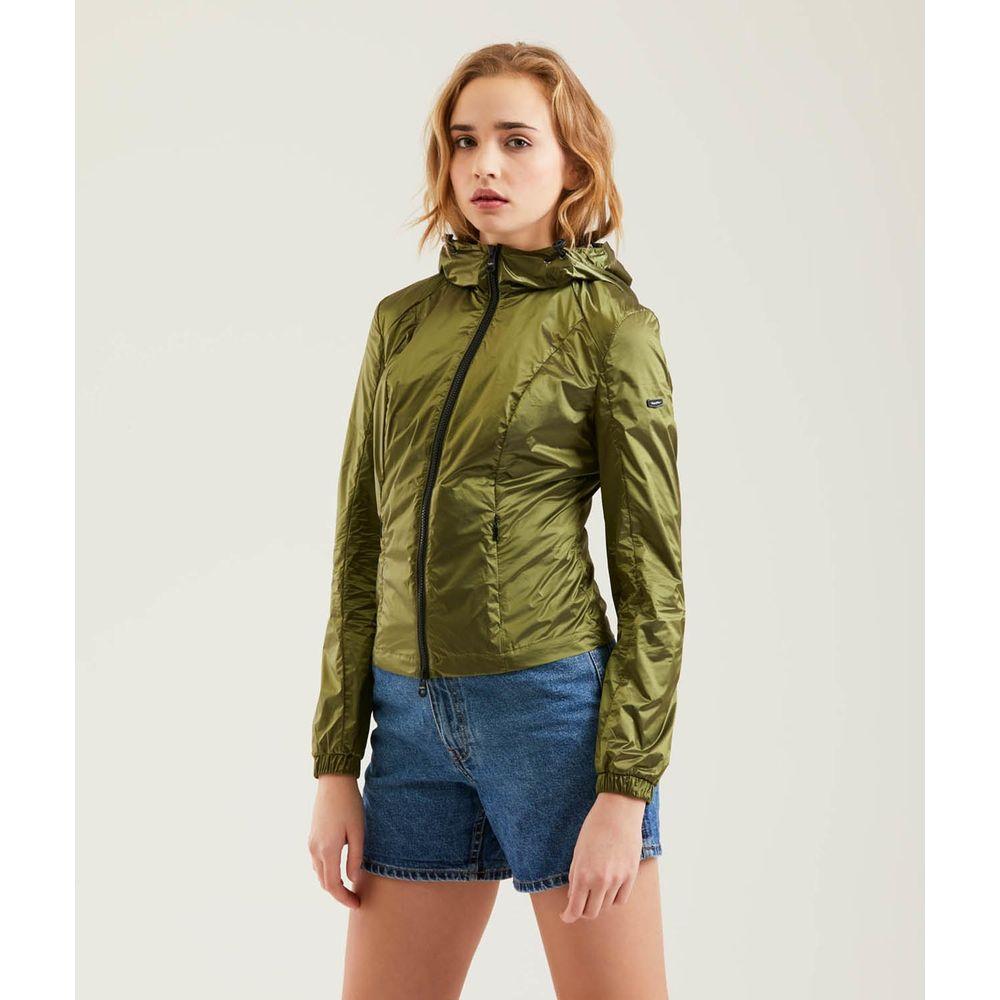 Refrigiwear Green Polyamide Women's Jacket Refrigiwear Antique White