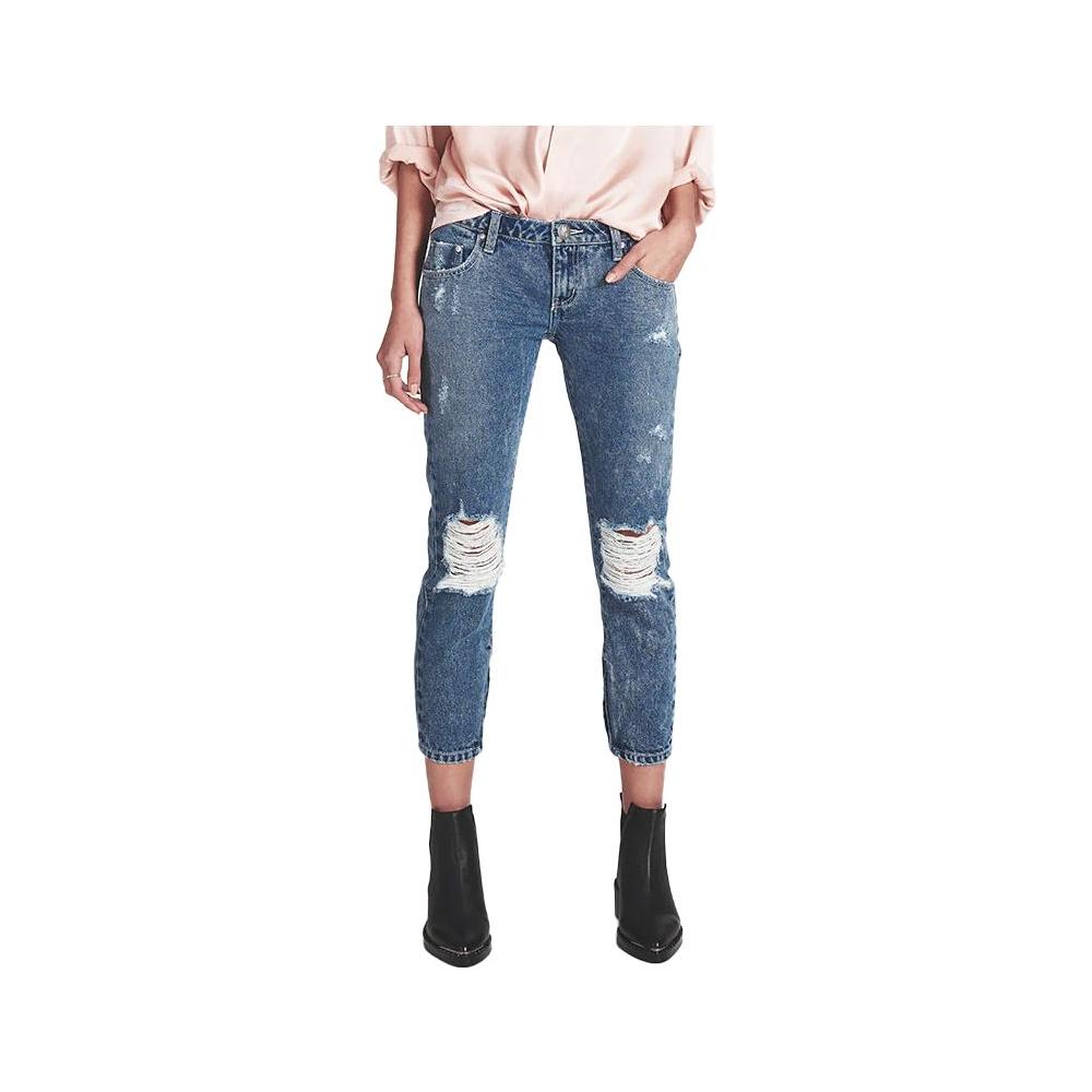 One Teaspoon Blue Cotton Jeans & Pant One Teaspoon Dim Gray