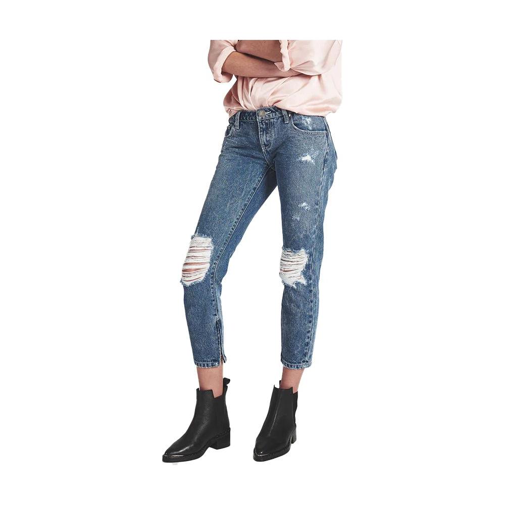 One Teaspoon Blue Cotton Jeans & Pant One Teaspoon Dark Slate Gray