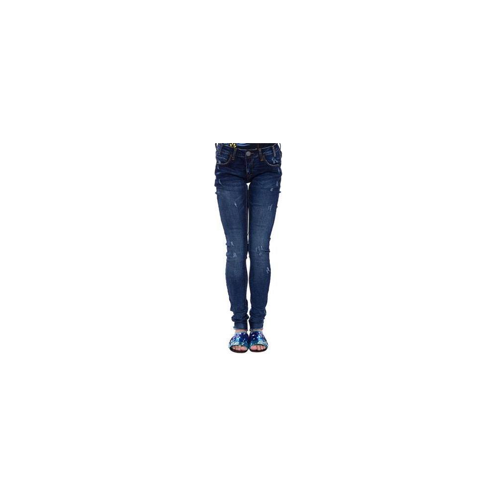 One Teaspoon Blue Cotton Jeans & Pant One Teaspoon Dark Slate Gray